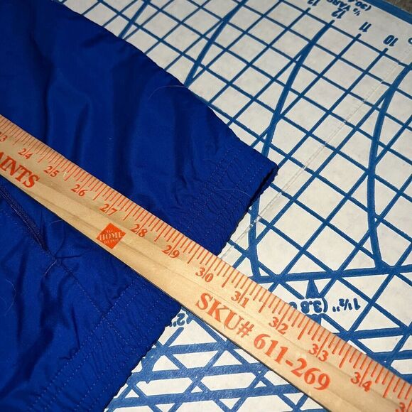 Adidas Track Jacket Adult 2XL Full Zip Blue White One Stripe Mesh Lined y2k - Picture 6 of 7